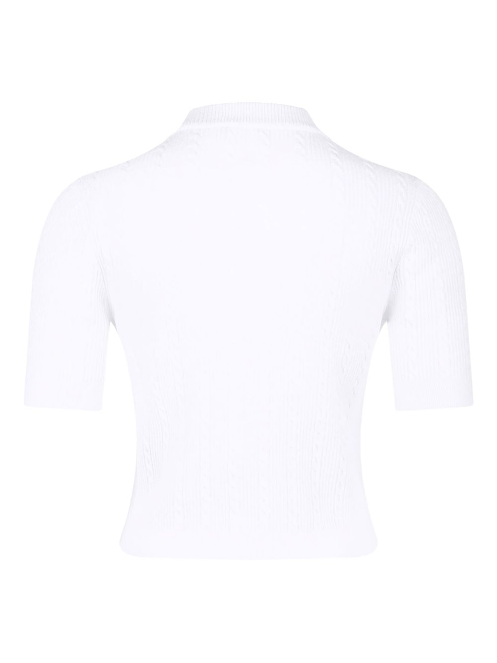 Balmain Ribbed buttoned top Balmain