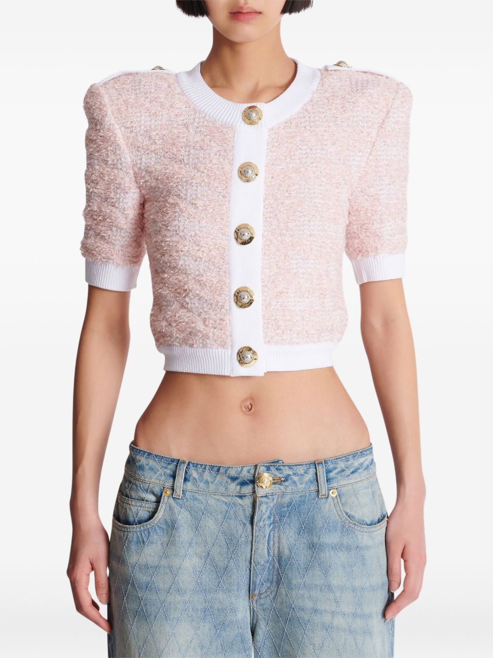 Balmain Cropped cardigan Balmain