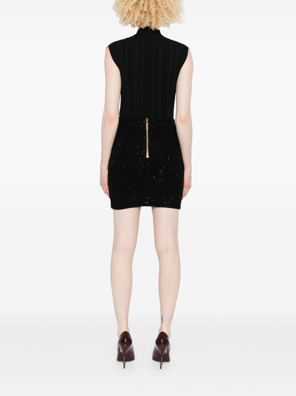 Balmain Tweed Mini Skirt Balmain