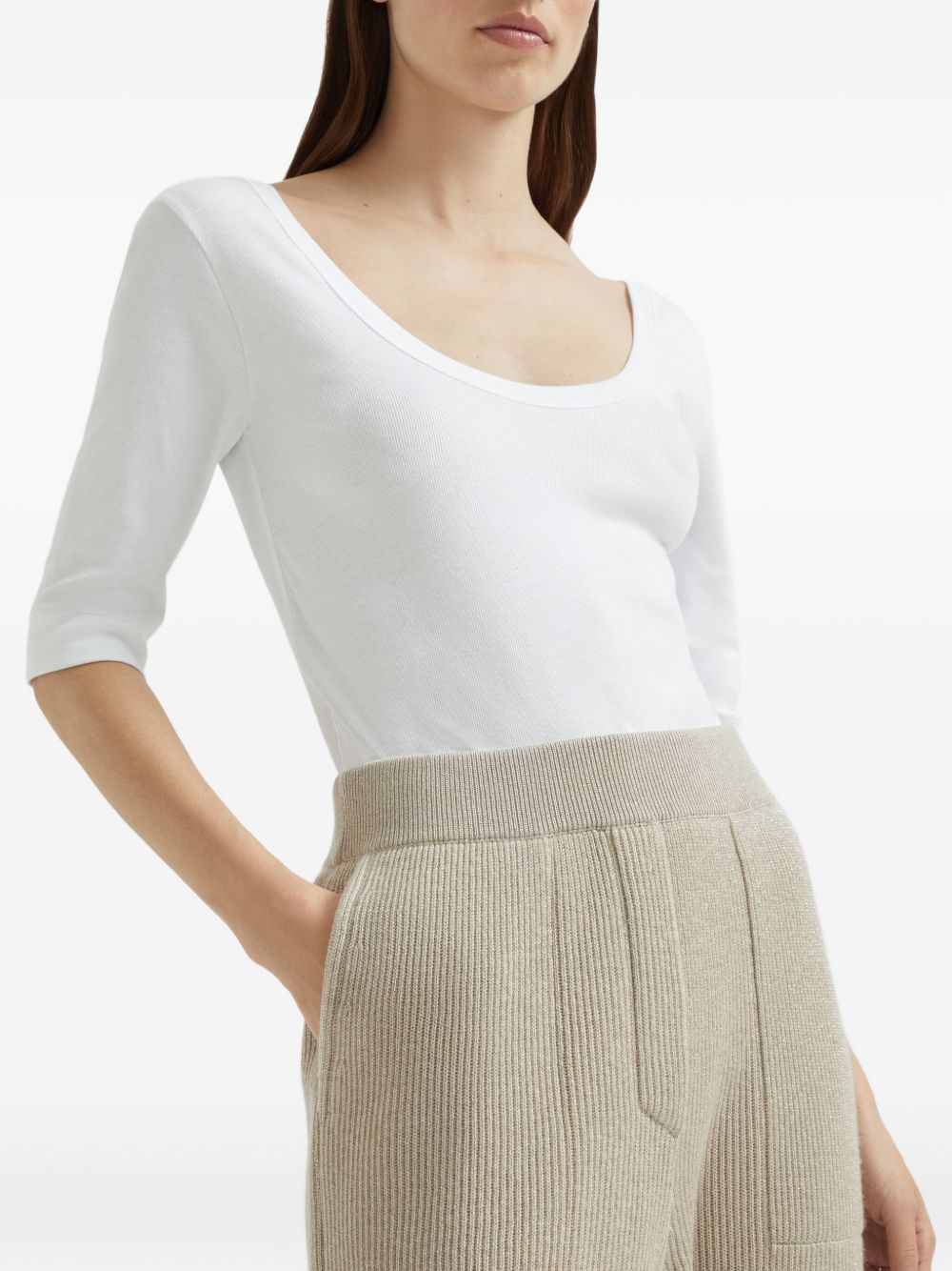 Brunello Cucinelli Trousers Beige Brunello Cucinelli