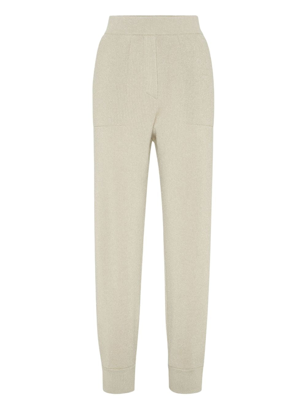 Brunello Cucinelli Ribbed-knitted joggers Brunello Cucinelli