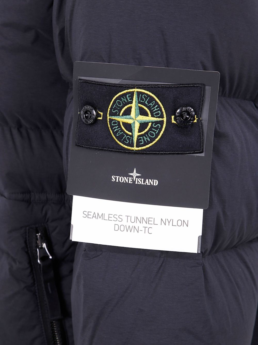 Stone Island Coats Black Stone Island