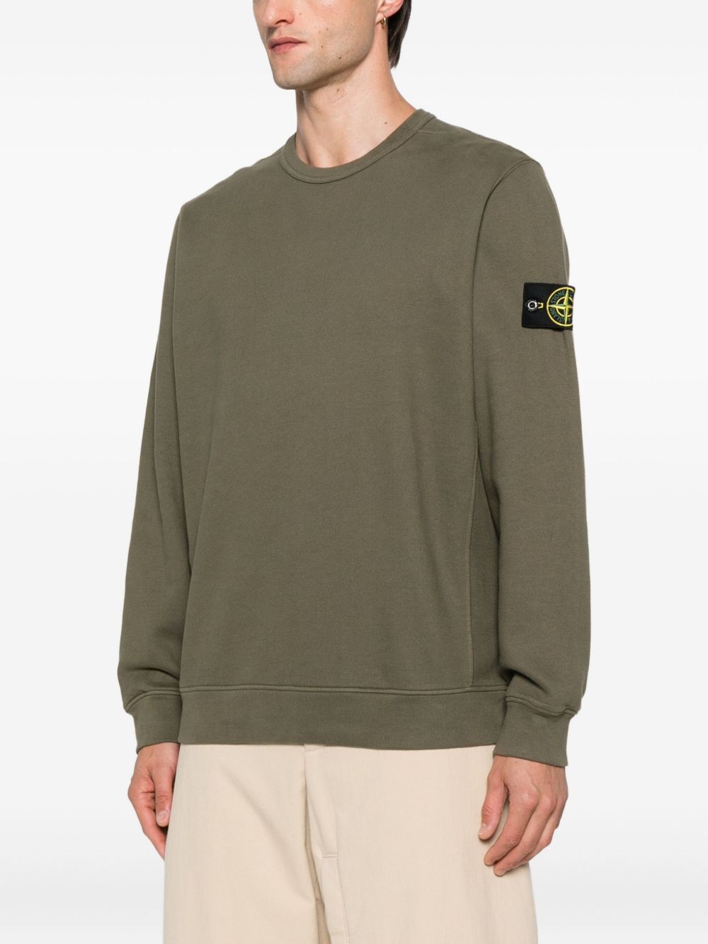 Stone Island Sweaters Green Stone Island