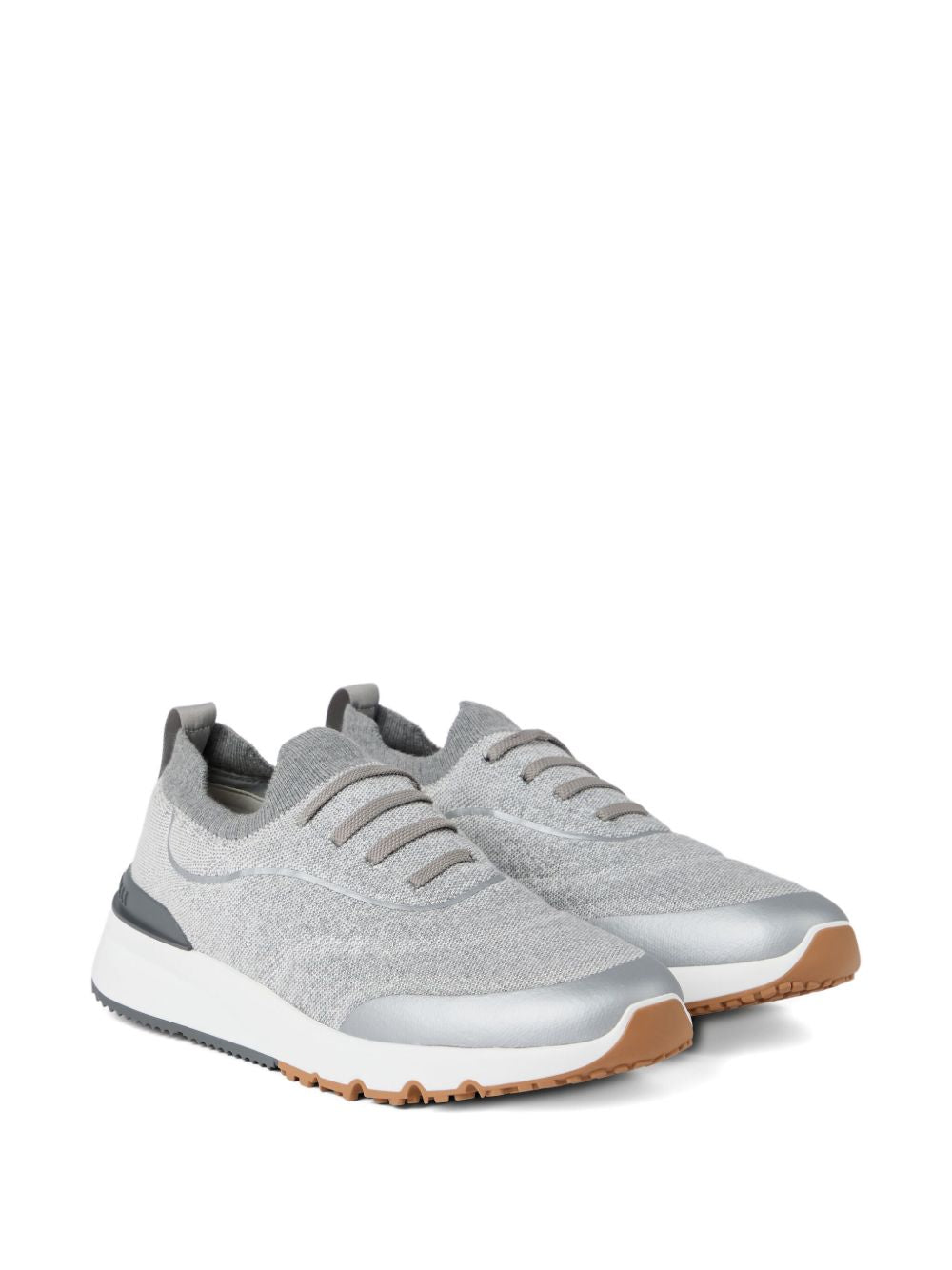 Brunello Cucinelli Techno cotton knit runners Brunello Cucinelli