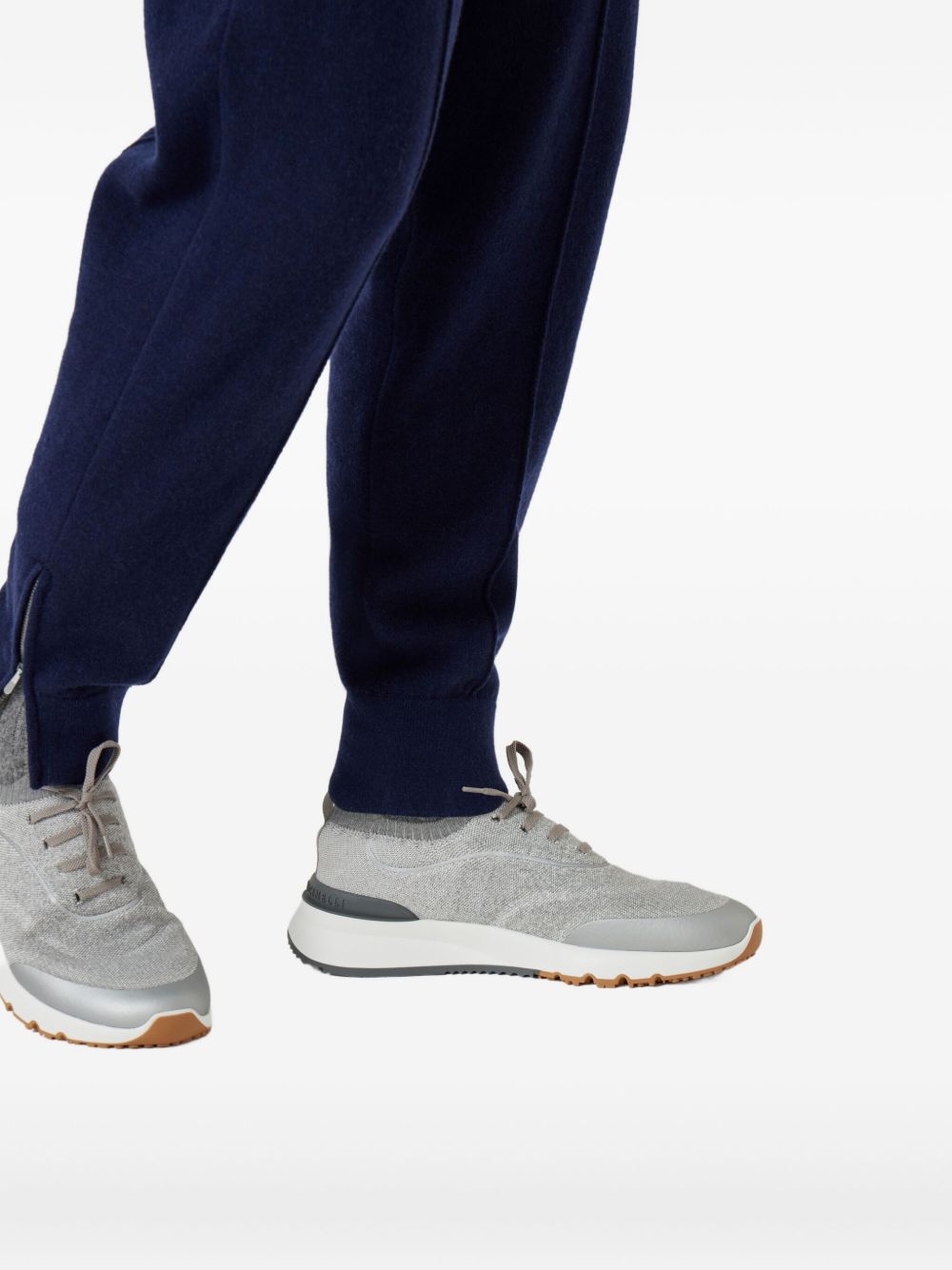 Brunello Cucinelli Techno cotton knit runners Brunello Cucinelli