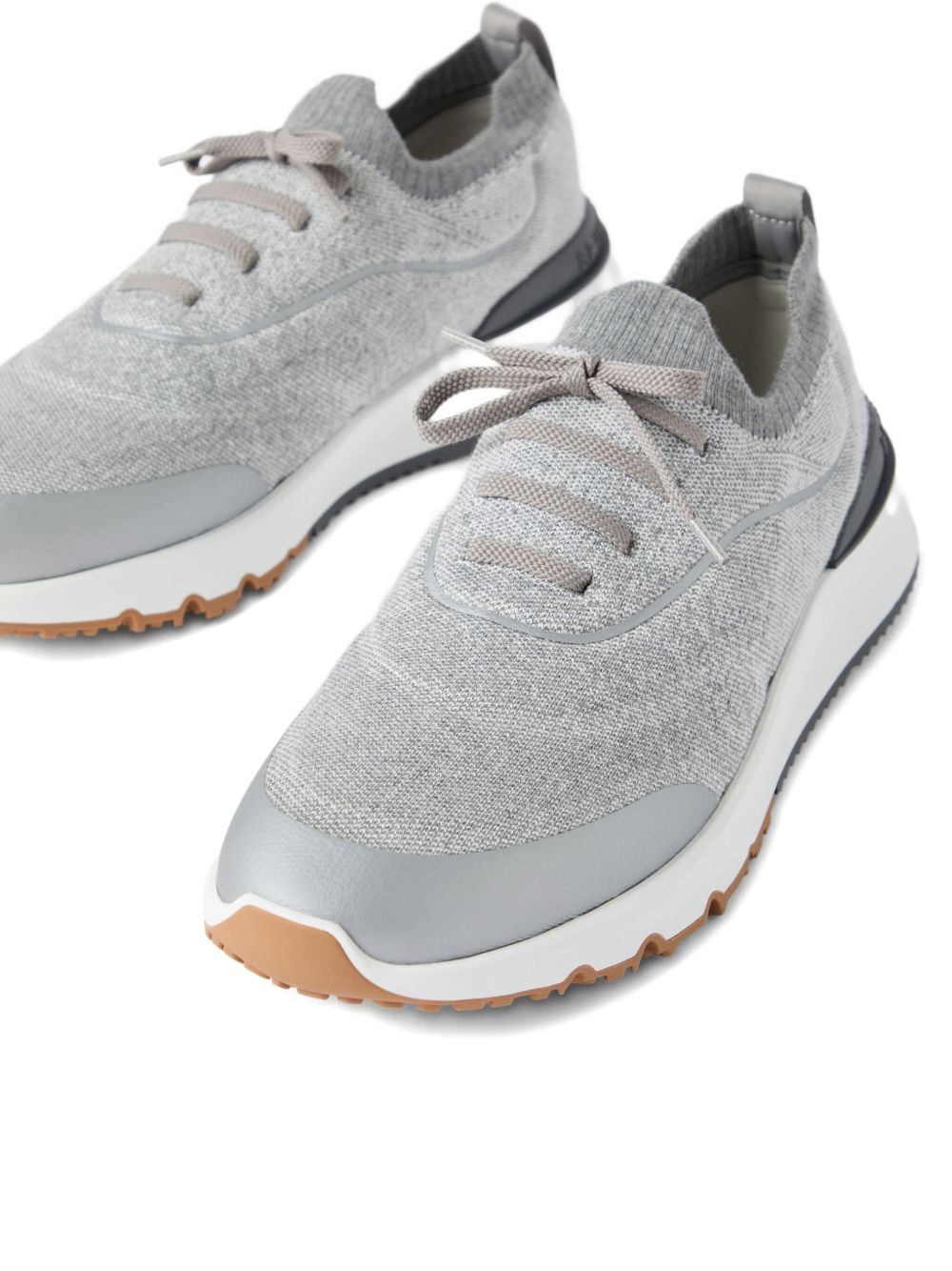 Brunello Cucinelli Techno cotton knit runners Brunello Cucinelli