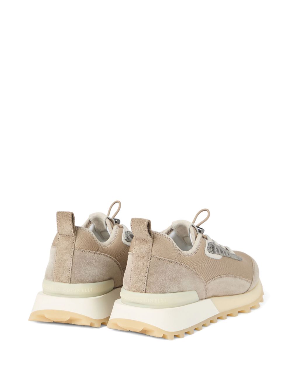 Brunello Cucinelli Runners in techno fabric and suede Brunello Cucinelli