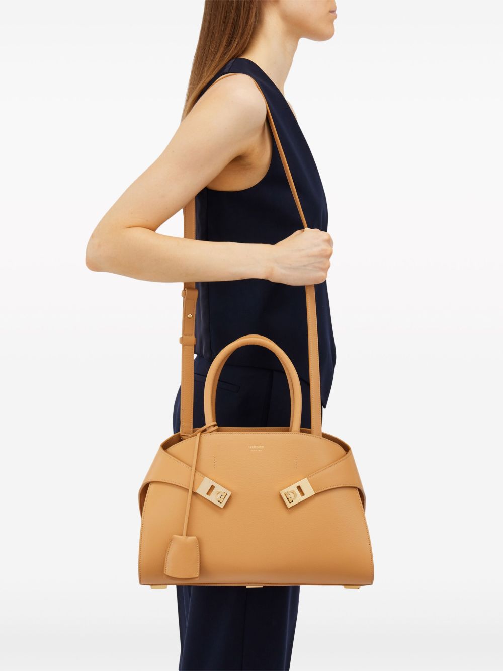 Ferragamo Hug Handbag (L) Ferragamo