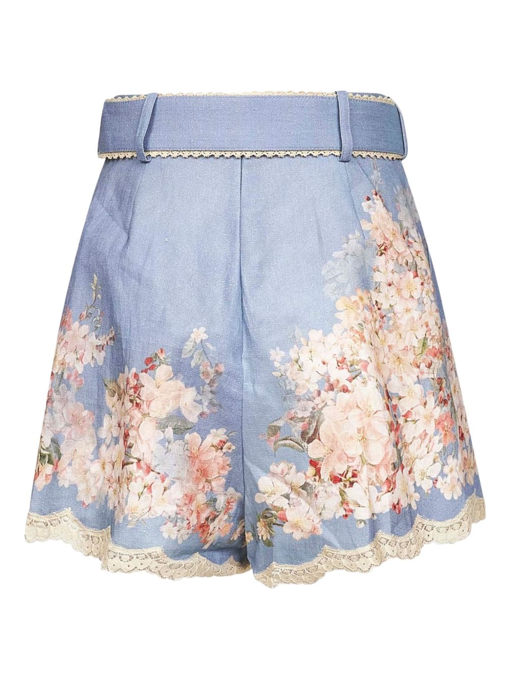 Zimmermann Floral-print belted shorts Zimmermann