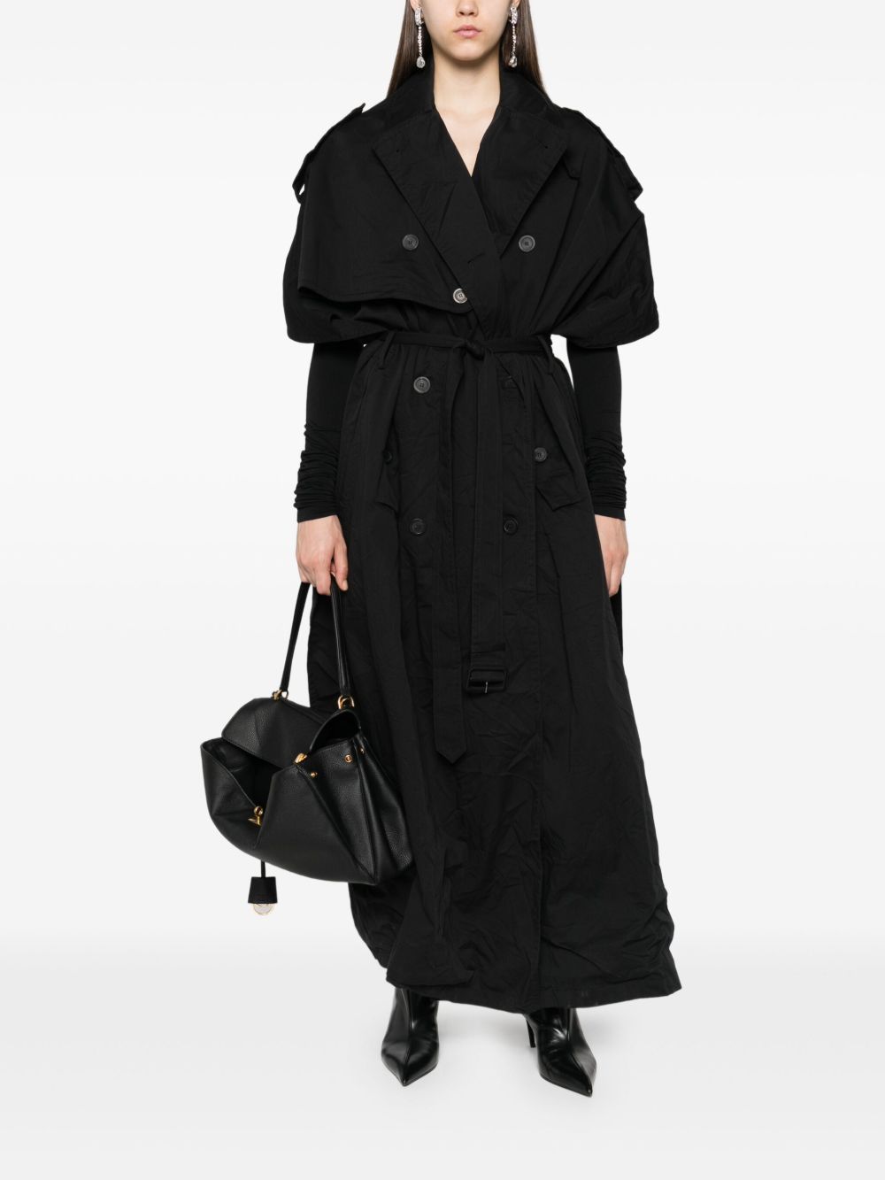 Balenciaga Trench coat with belt Balenciaga