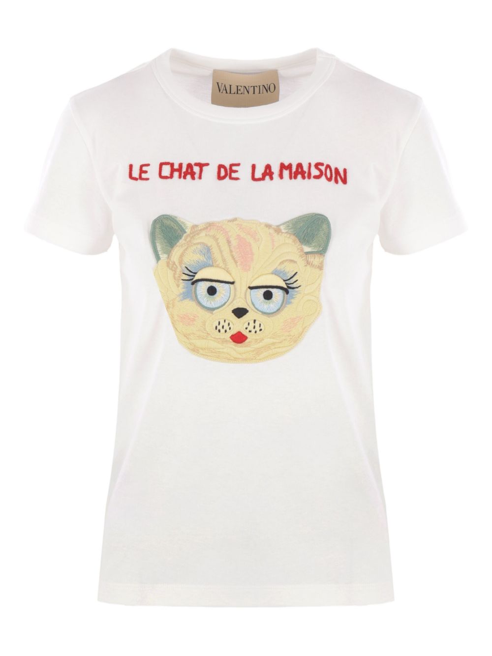 Valentino Cat-face patch T-shirt Valentino