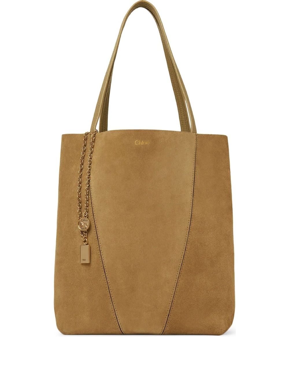 Chloé Spin Tote Bag in Suede Chloé