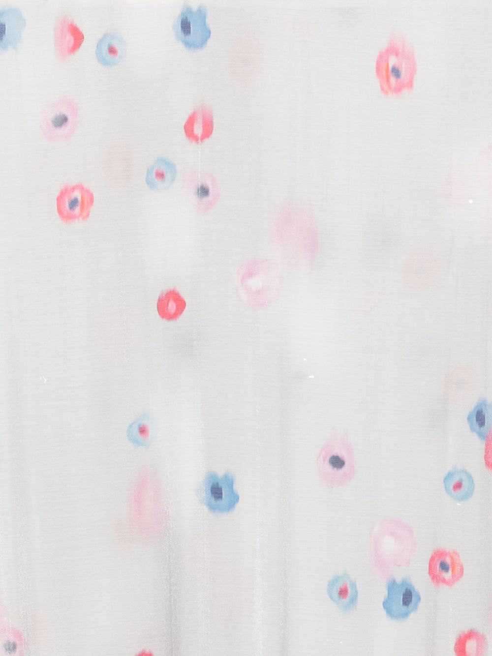 Emporio Armani floral print fringed scarf Emporio Armani