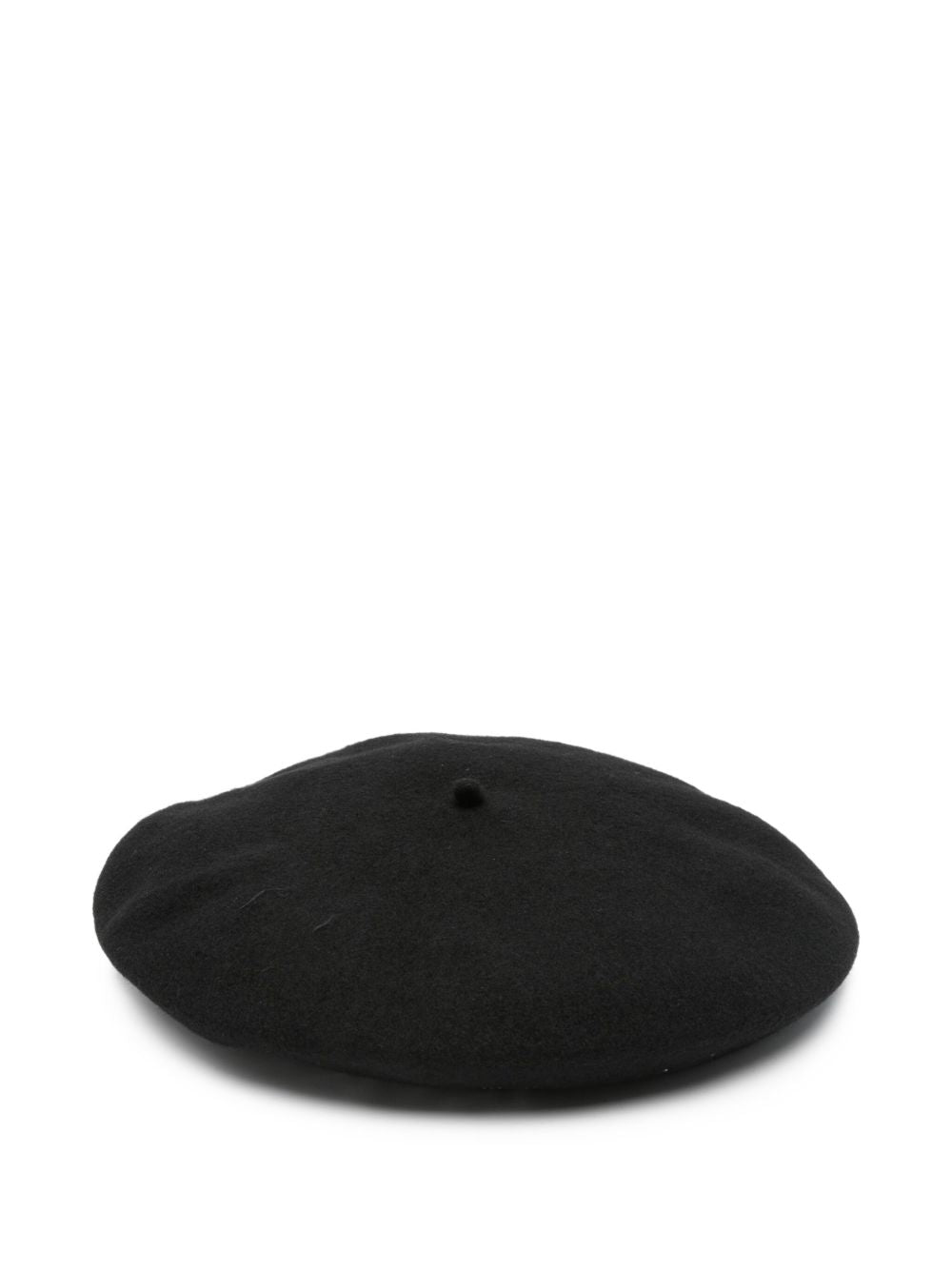 Emporio Armani Wool beret with micro-studded logo Emporio Armani
