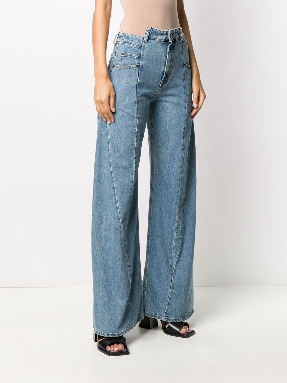 Maison Margiela Décortiqué wide-leg jeans Maison Margiela