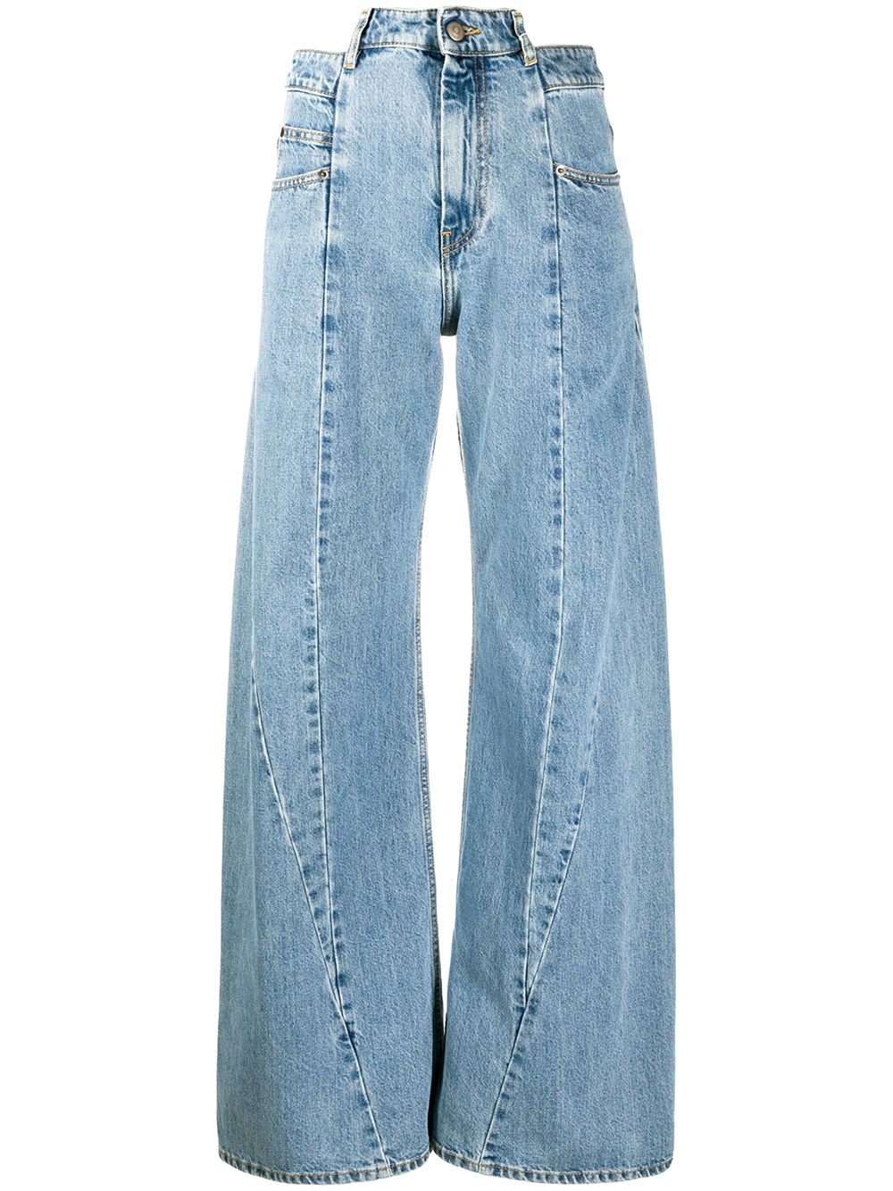 Maison Margiela Décortiqué wide-leg jeans Maison Margiela