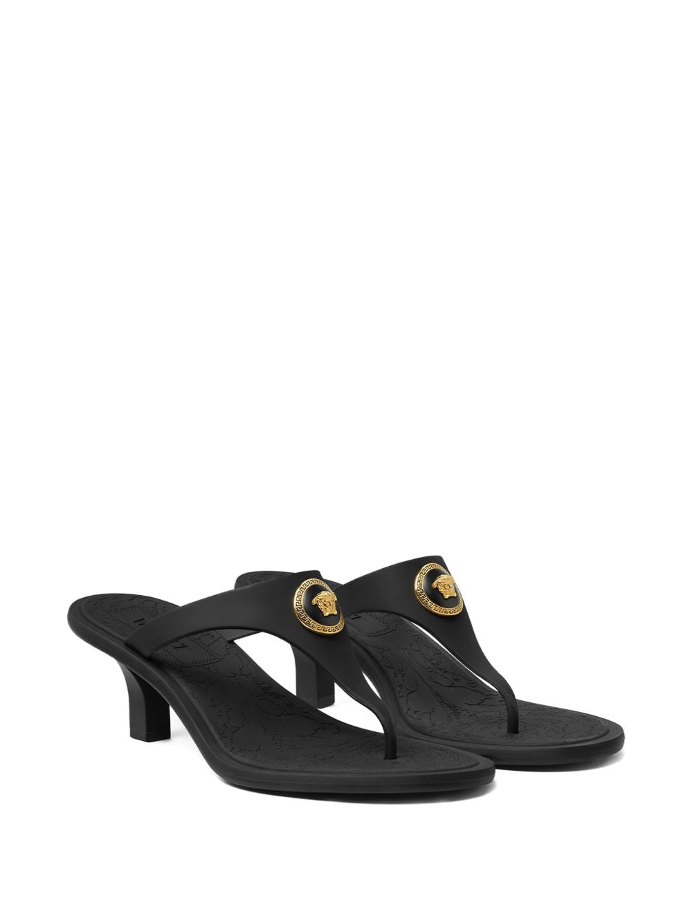 Versace Alia 55mm rubber flip-flop sandals Versace