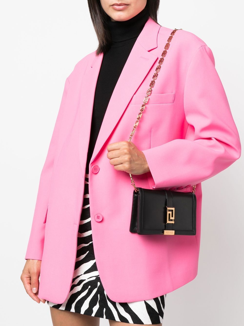 Versace Greca Goddess mini leather crossbody bag Versace