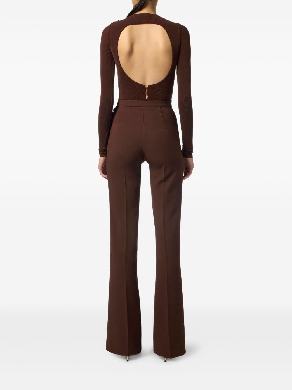 Elisabetta Franchi Trousers Brown Elisabetta Franchi