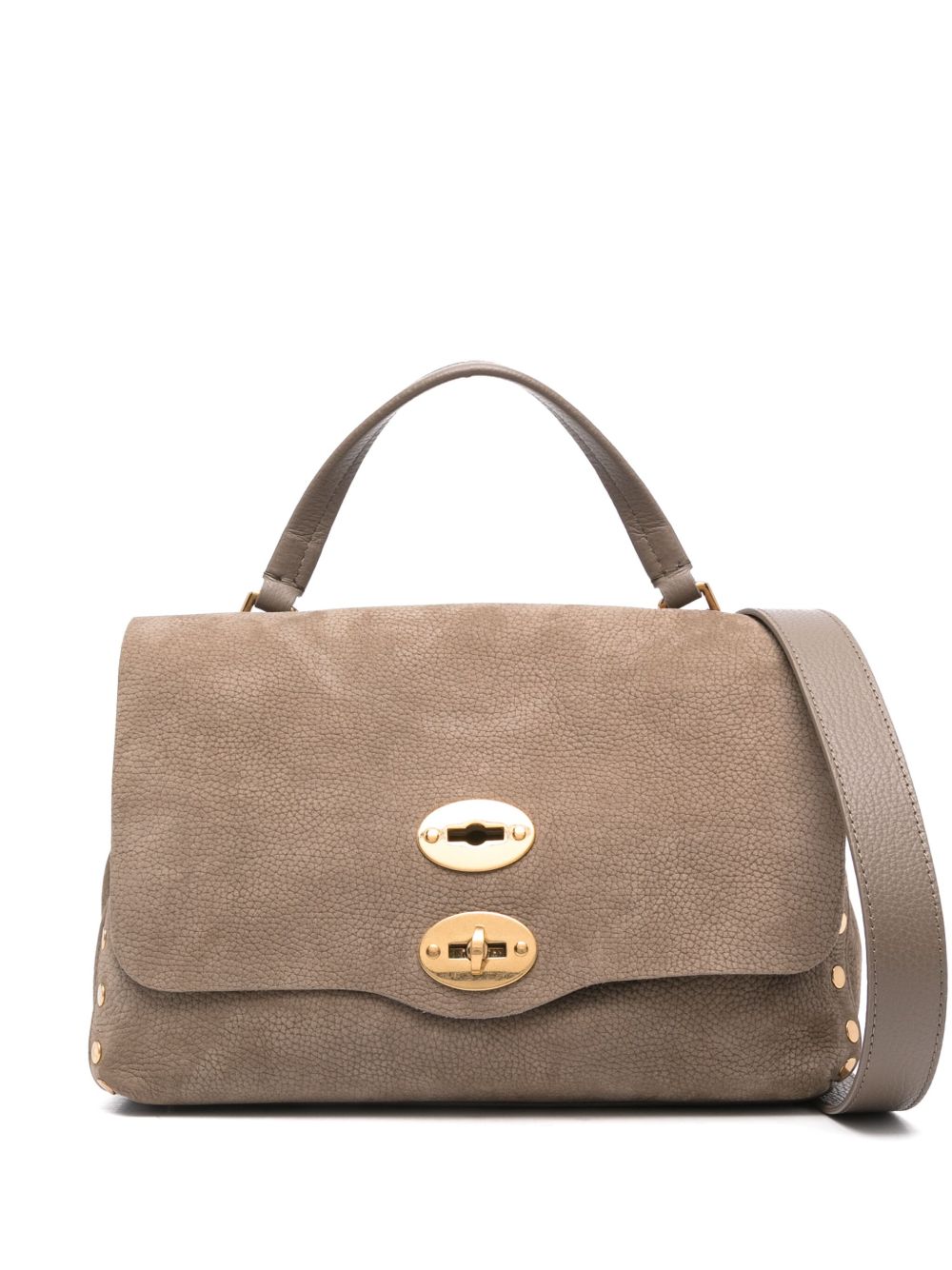 Zanellato Postina Jones small suede leather handbag Zanellato