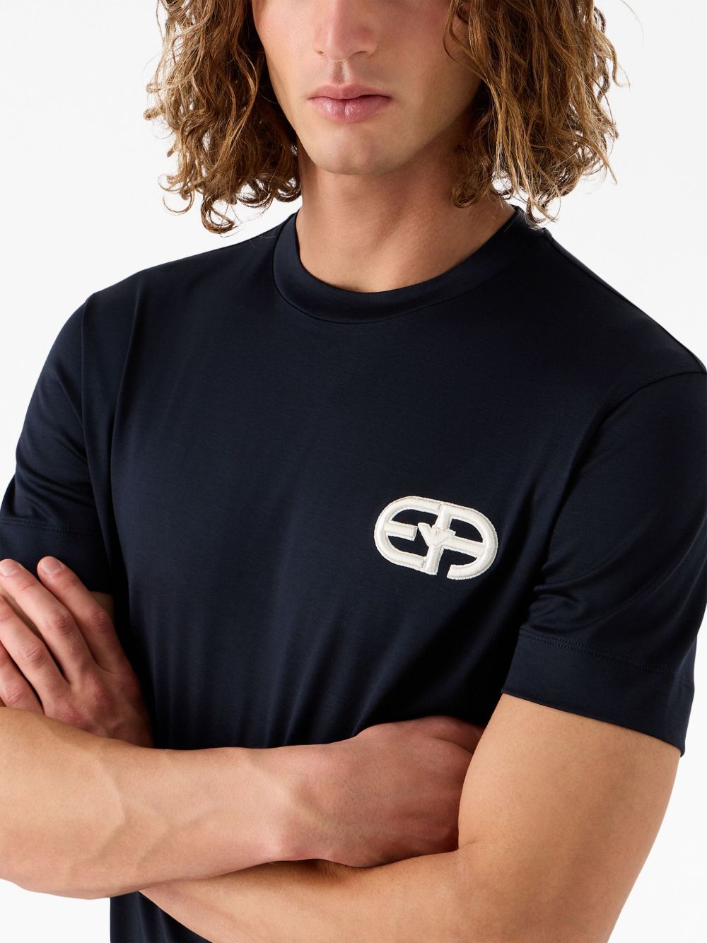 Emporio Armani T-shirts and Polos Blue Emporio Armani