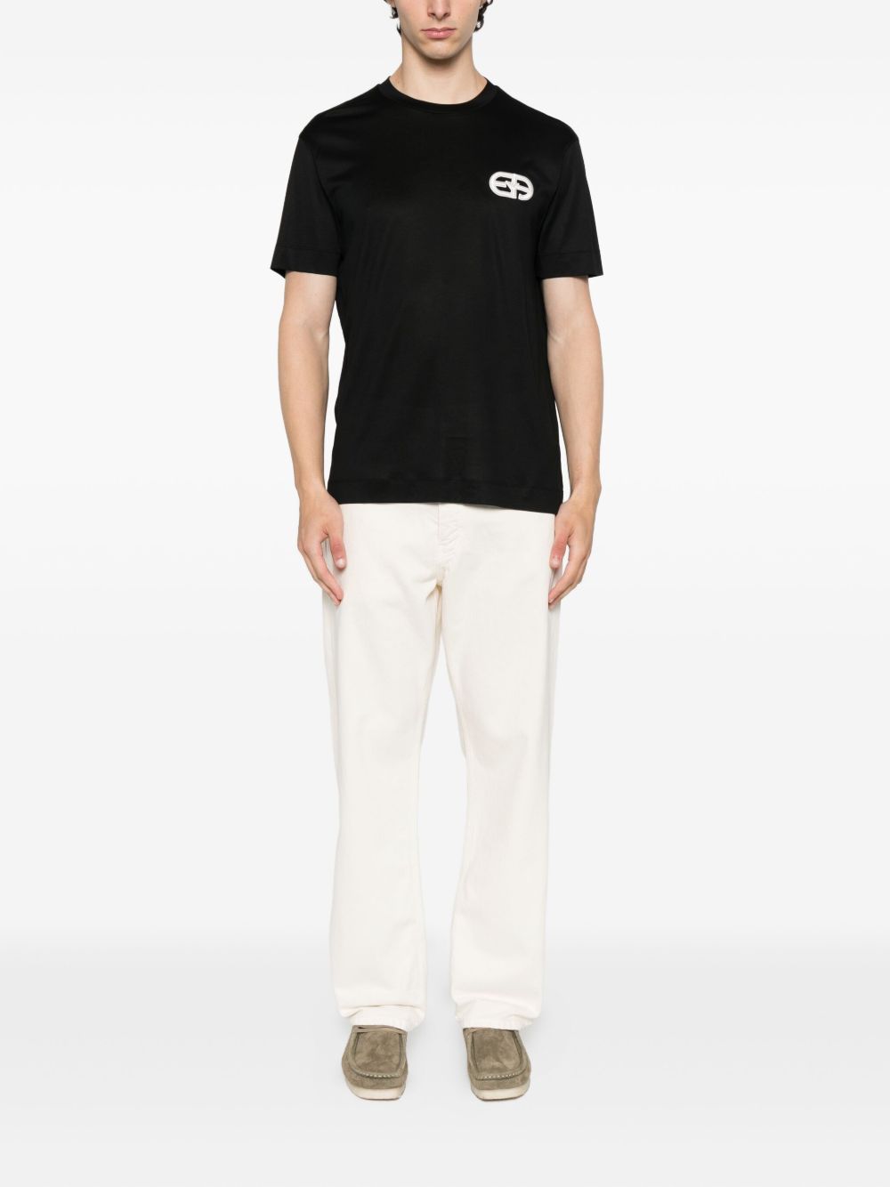 Emporio Armani T-shirts and Polos Black Emporio Armani