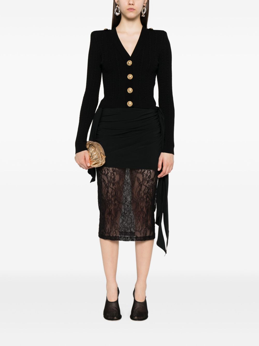 Balmain Knitted Cardigan Balmain