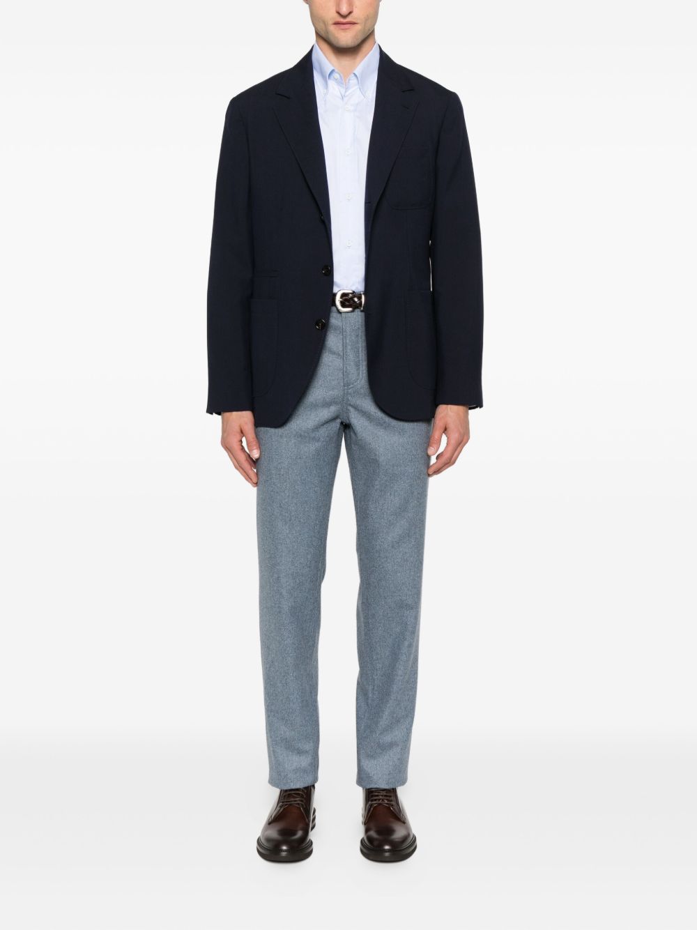 Brunello Cucinelli Shirts Clear Blue Brunello Cucinelli