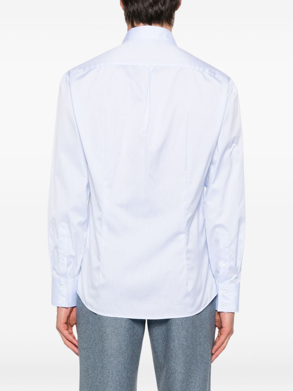 Brunello Cucinelli Shirts Clear Blue Brunello Cucinelli