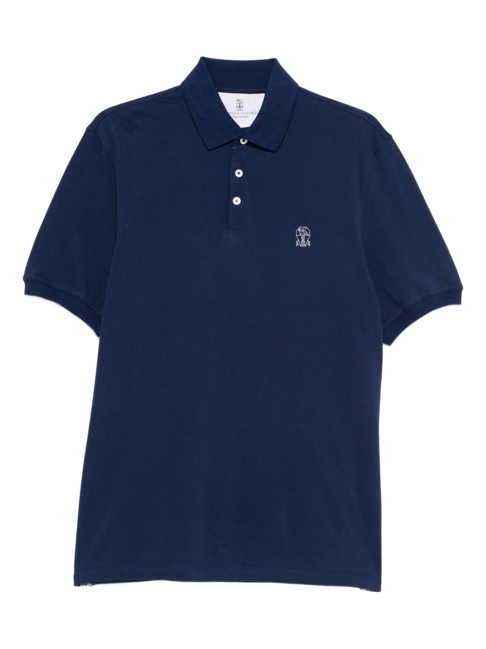 Brunello Cucinelli Logo-print polo shirt Brunello Cucinelli