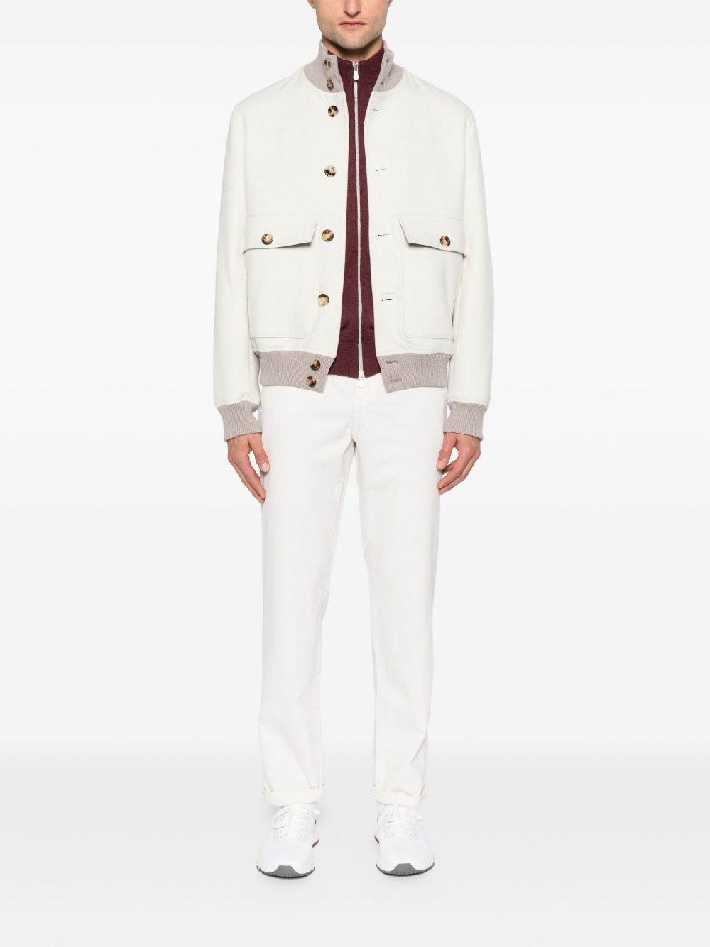 Brunello Cucinelli Trousers White Brunello Cucinelli