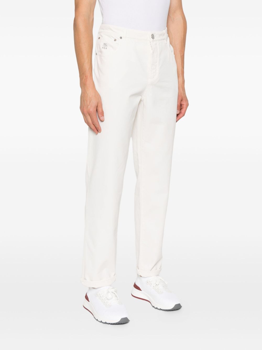 Brunello Cucinelli Trousers White Brunello Cucinelli