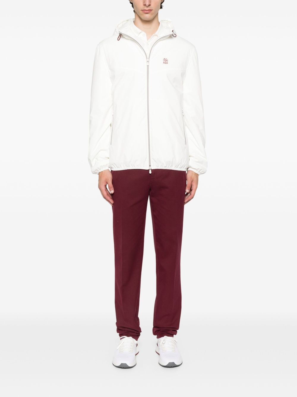 Brunello Cucinelli Coats White Brunello Cucinelli