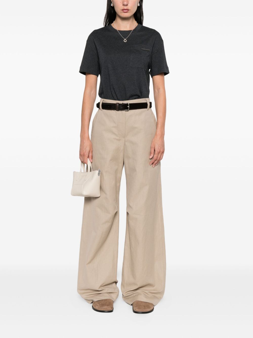 Brunello Cucinelli T-shirts and Polos Grey Brunello Cucinelli