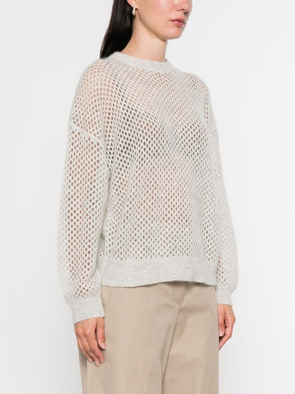 Brunello Cucinelli Sweaters Grey Brunello Cucinelli
