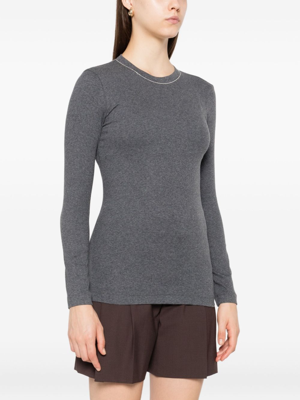 Brunello Cucinelli Cotton Crewneck Jumper Brunello Cucinelli