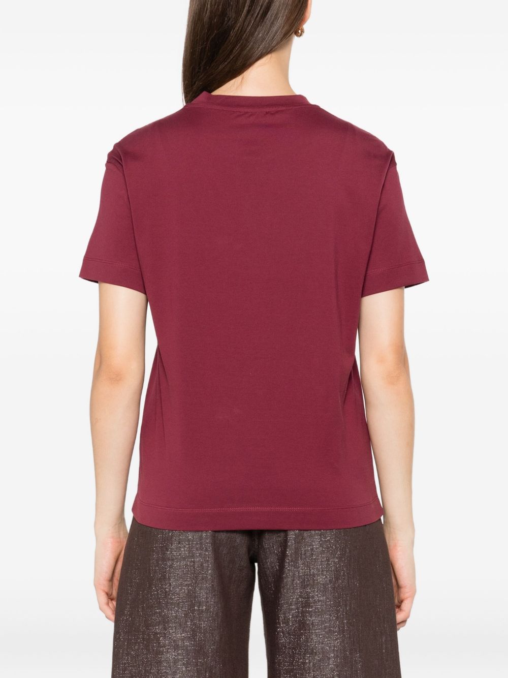 Brunello Cucinelli T-shirts and Polos Red Brunello Cucinelli