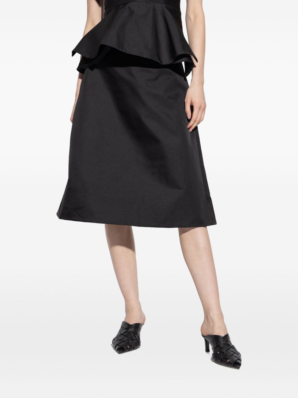 Alexander McQueen Satin A-line skirt Alexander Mcqueen