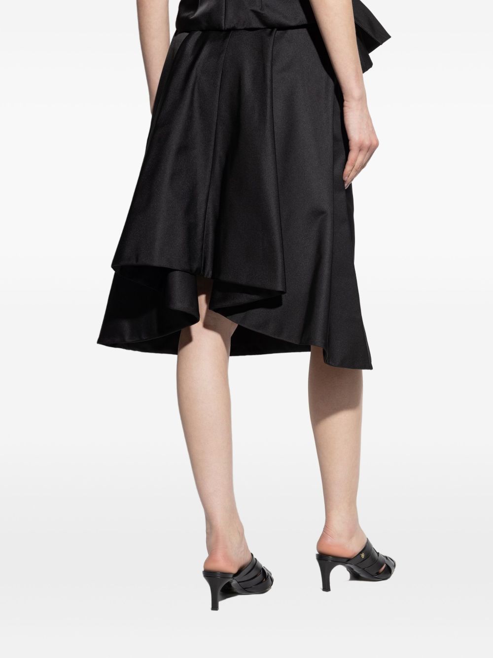 Alexander McQueen Satin A-line skirt Alexander Mcqueen