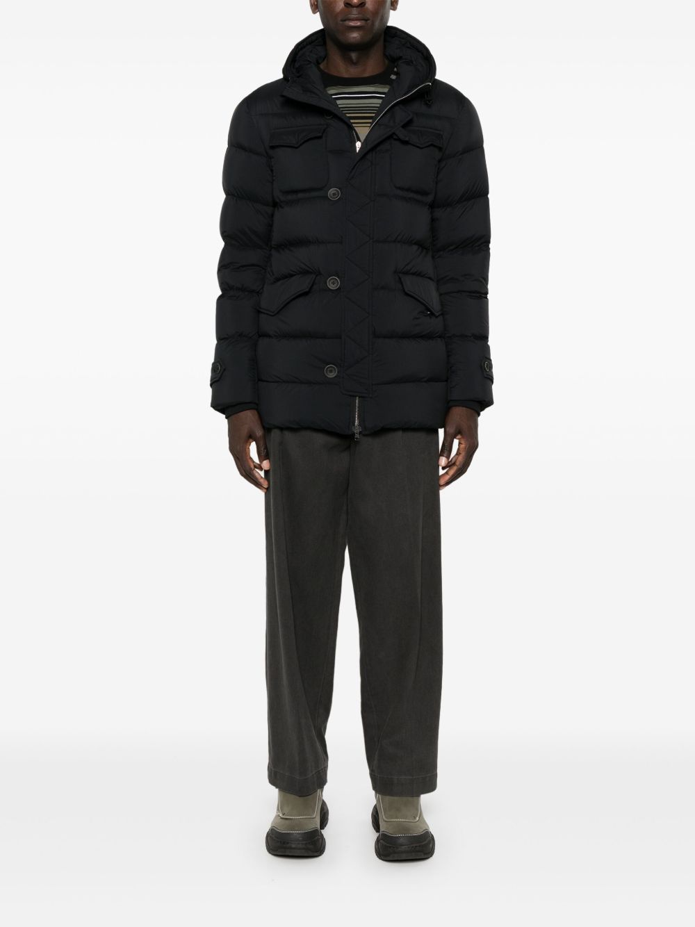 Herno Coats Black Herno