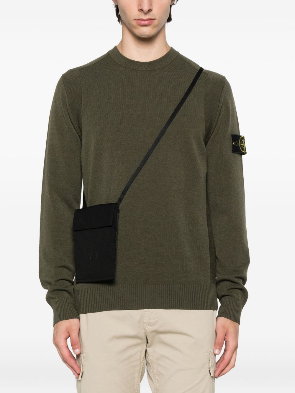 Y-3 X-Body logo-print messenger bag Y-3
