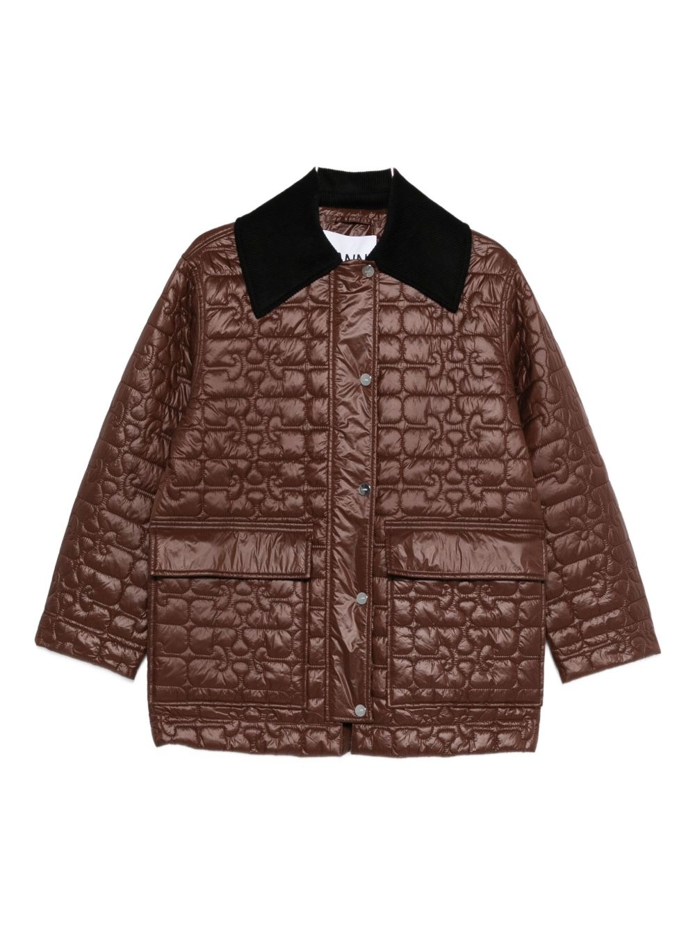 GANNI Jackets Brown Ganni