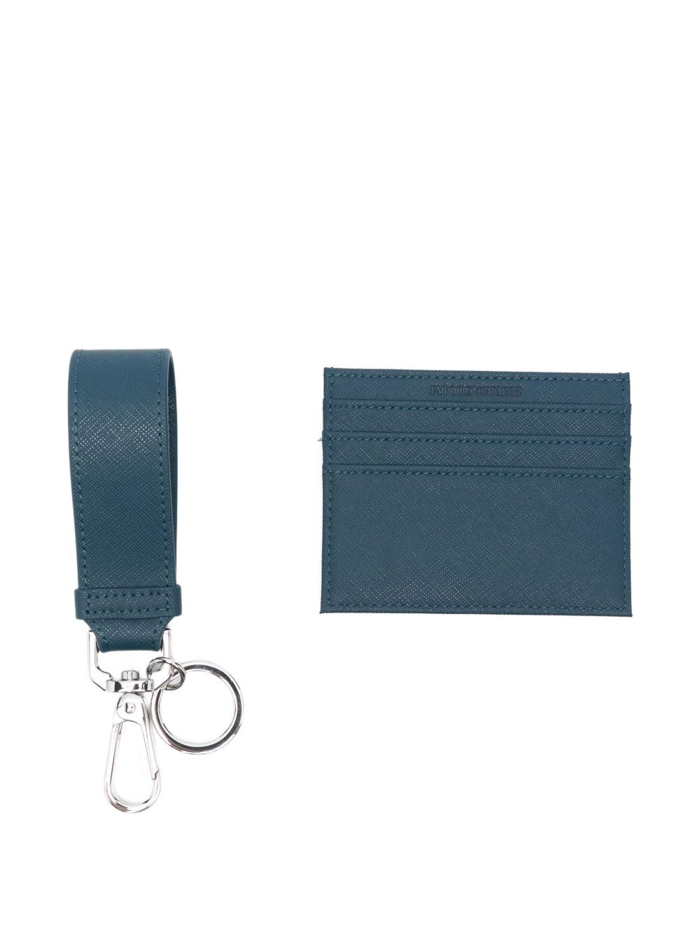Emporio Armani card holder in ASV regenerated saffiano leather Emporio Armani