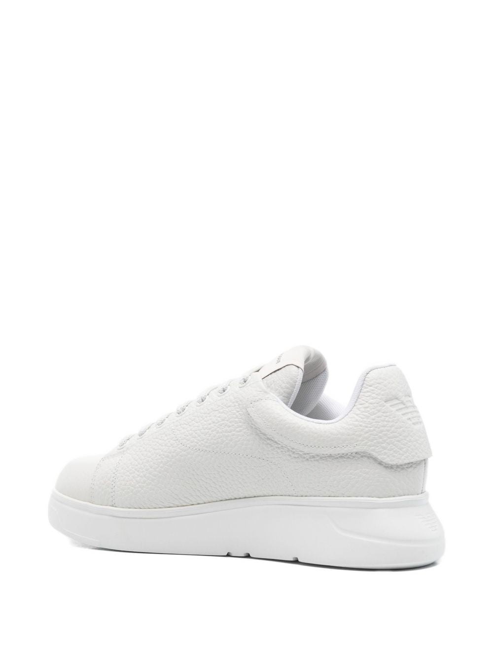 EMPORIO ARMANI EXCLUSIVE Padded-tongue leather sneakers EMPORIO ARMANI EXCLUSIVE