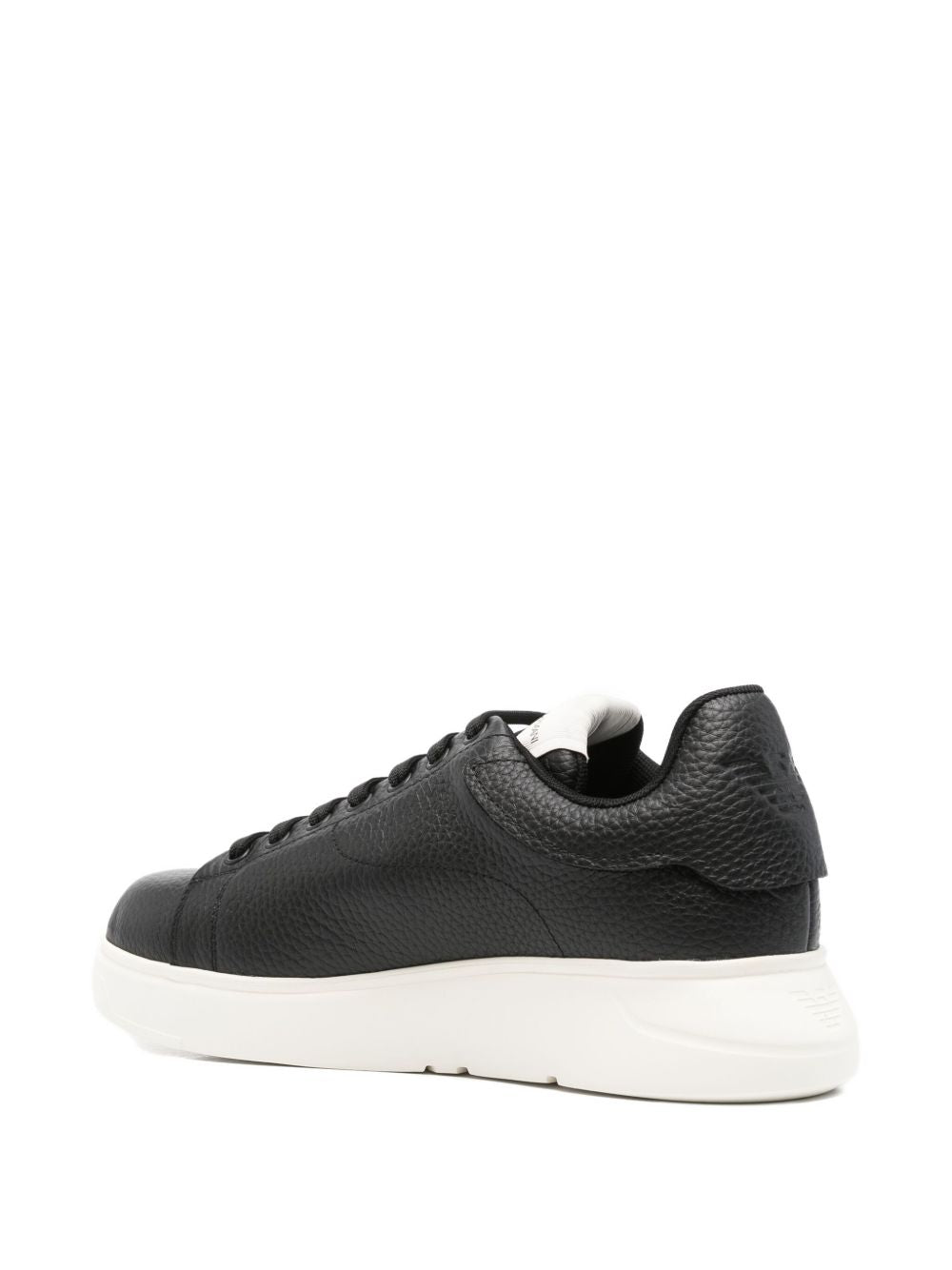 EMPORIO ARMANI EXCLUSIVE Textured leather sneakers EMPORIO ARMANI EXCLUSIVE