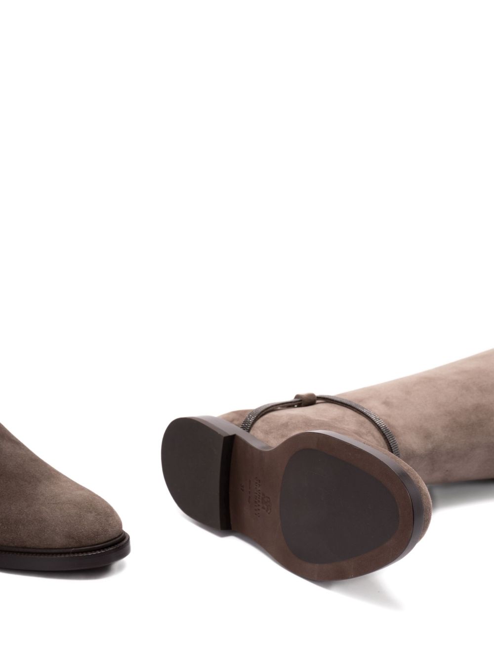 Brunello Cucinelli Suede buckled boots Brunello Cucinelli