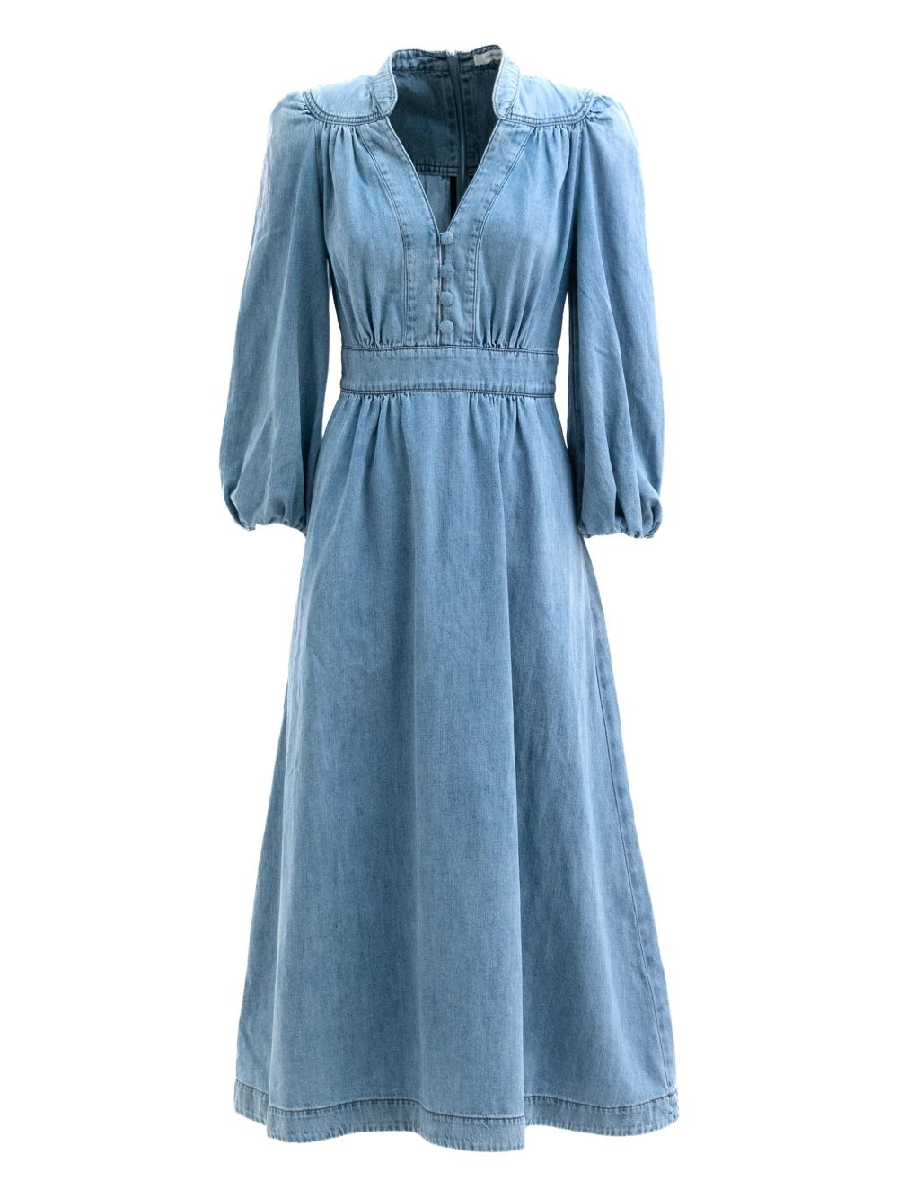 Zimmermann Lucky Denim Midi Dress Zimmermann