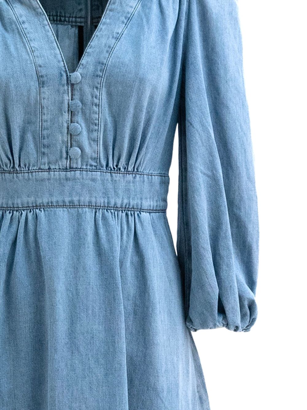 Zimmermann Lucky Denim Midi Dress Zimmermann