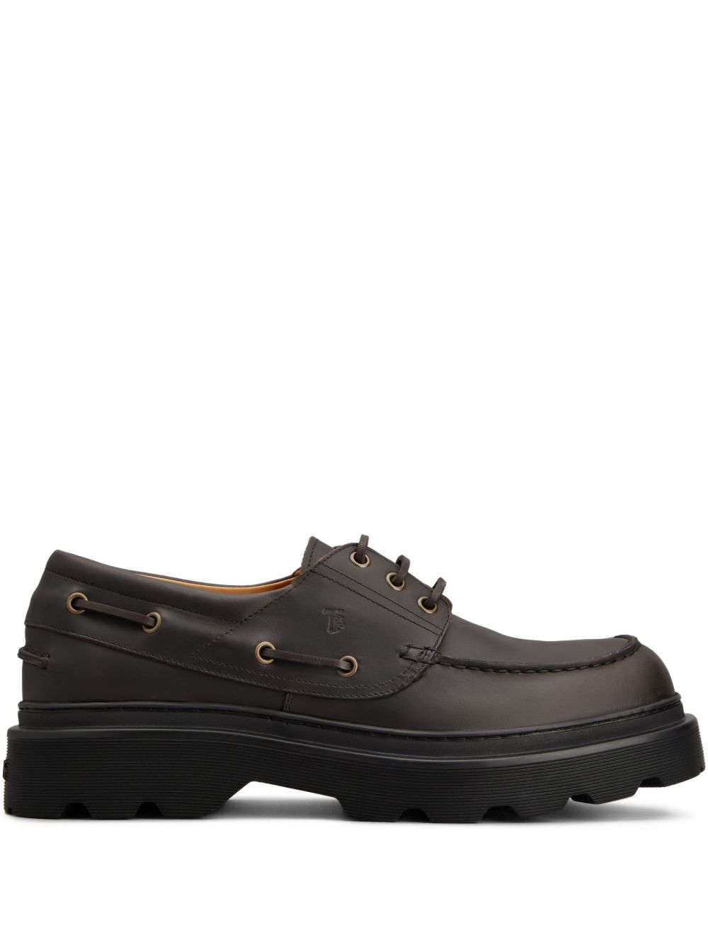 Tod's leather boat shoes Tod'S
