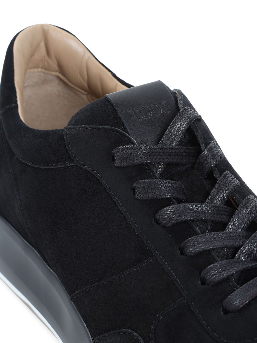 Tod's Red Dot Sneakers in Pashmy Suede Tod'S